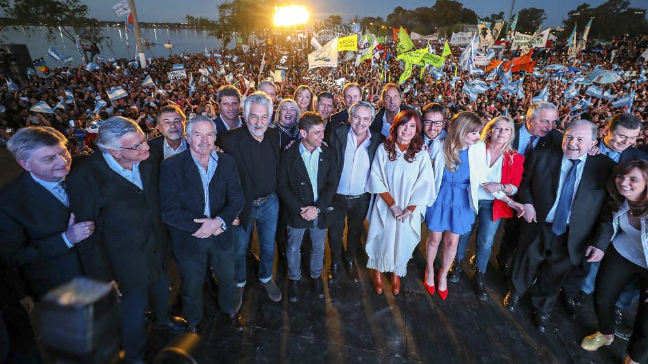 Postales del acto del peronismo por el Día de la Lealtad, en La Pampa.