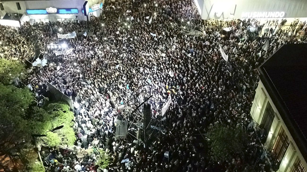 Postales del acto del peronismo por el Día de la Lealtad, en La Pampa.