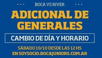 Venta de entradas para el Superclásico
