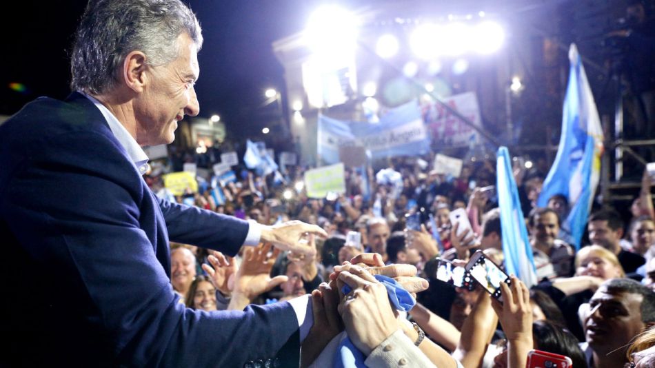 Mauricio Macri en la macha #SiSePuede en Reconquista