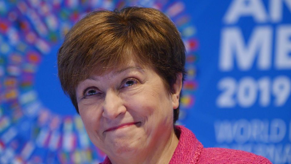 Conferencia de Prensa de la titular del FMI Kristalina Georgieva.