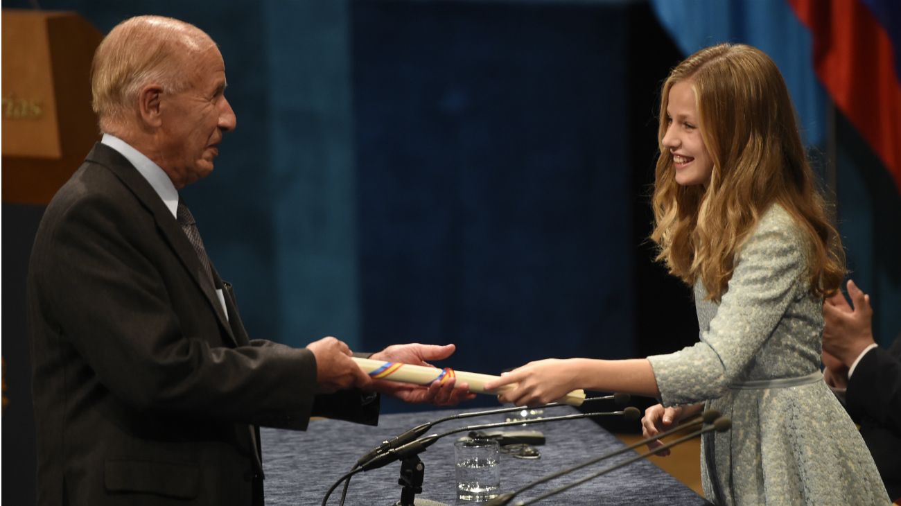 Leonor en la entrega de los premios Princesa de Asturias