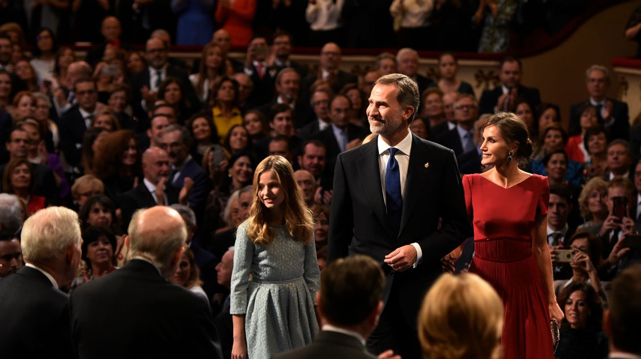 Leonor en la entrega de los premios Princesa de Asturias