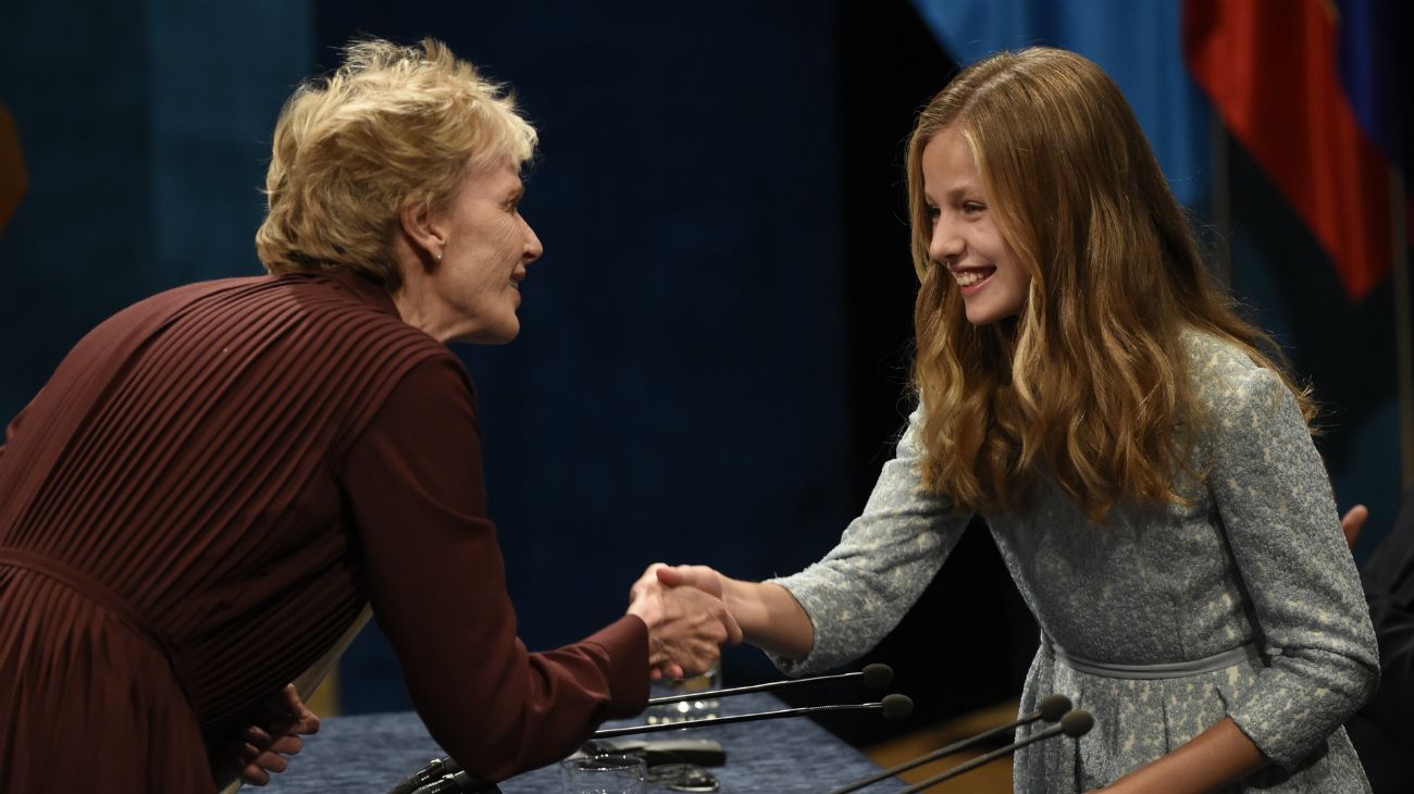 Leonor en la entrega de los premios Princesa de Asturias