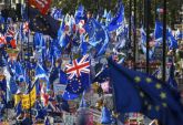 Una multitud reclamó en Londres que se vuelva a consultar a la ciudadanía por el Brexit.