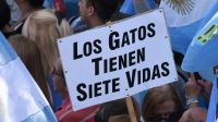 Postales de la Marcha del Millón, en el Obelisco.