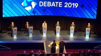 invitados y colaboradores en el debate presidencial2_g 20191020