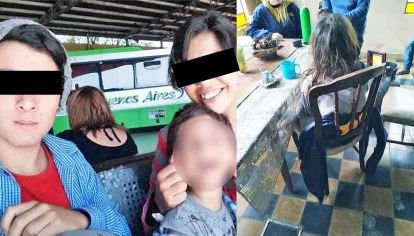 Sospechosos. Emanuel Rivarola y Victoria Agüero están presos en una alcaidía. Misterio sin resolver. Abril (der.) apareció el martes, seis días después de haber desaparecido, embarrada y mojada en la casa de sus vecinos (izq.).