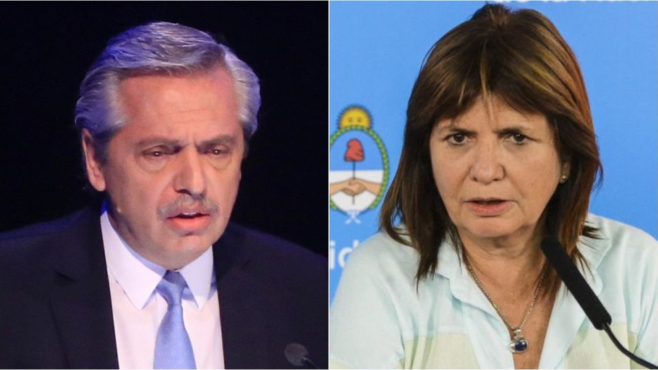 El candidato a presidente por el Frente de Todos, Alberto Fernández (izquierda) se refirió a la cifra de homicidios durante el Debate, y la ministra de Seguridad Patricia Bullrich (derecha) salió al cruce.