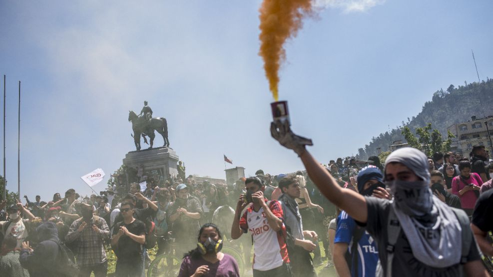Santiago de Chile fue el epicentro de las protestas.