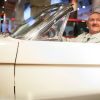 Harry Phillips, a bordo del Mustang número 1 en el Museo Henry Ford de la ciudad estadounidense de Dearborn.