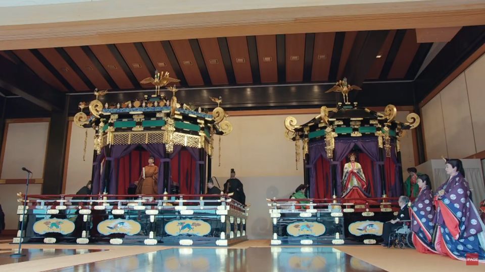 Ceremonia de entronización del emperador Naruhito de Japón, este 22 de octubre.