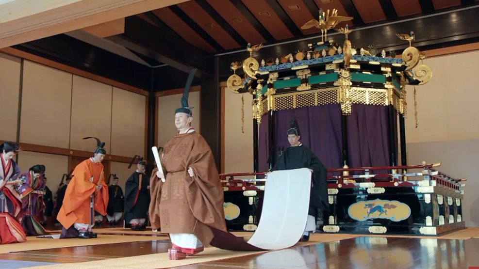 mejores fotos entronizacion emperador japon