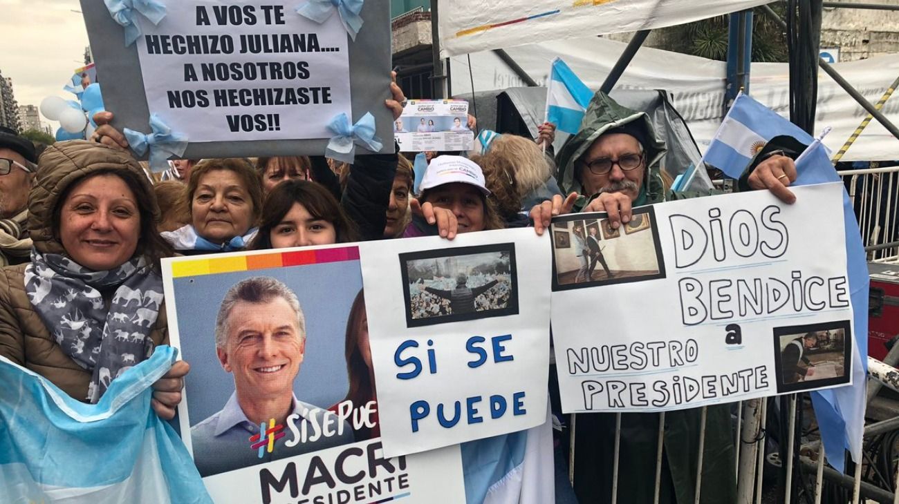 La marcha del "Sí se puede" en Mar del Plata.