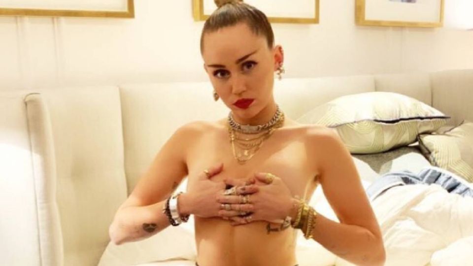Miley Cyrus sorprendió a sus fans con una foto muy hot