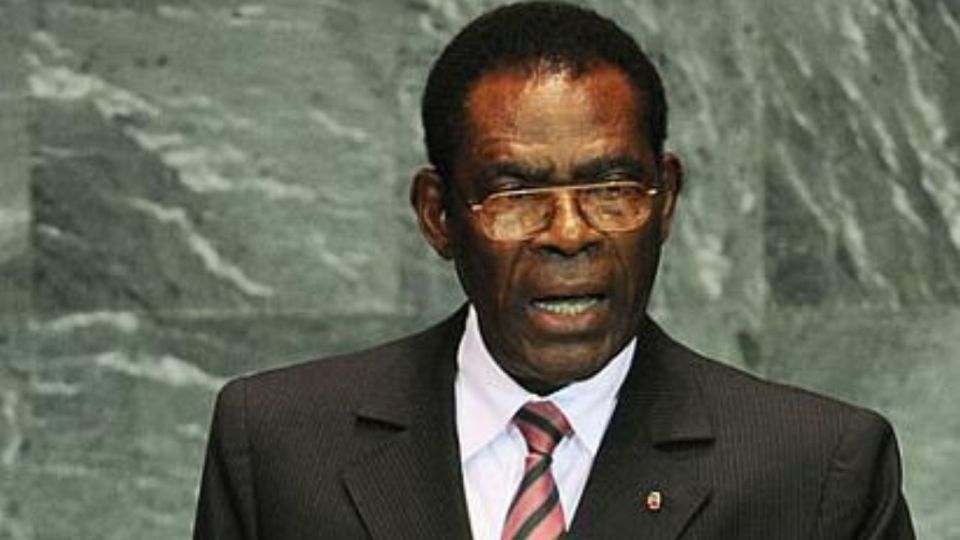 Teodoro Obiang Nguema Mbasogo, el presidente de Guinea Ecuatorial.