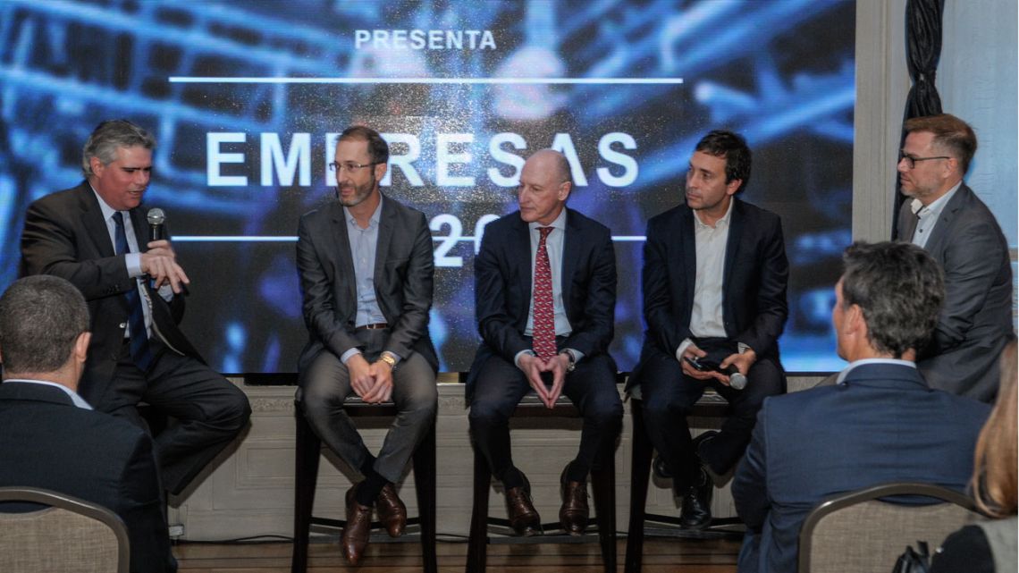 Carlos Zarlenga, Federico Trucco, Luis Fontana, Alejandro Rebossio y Maximiliano Sardi. | Foto:Juan Ferrari