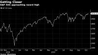 S&P 500 approaching record high