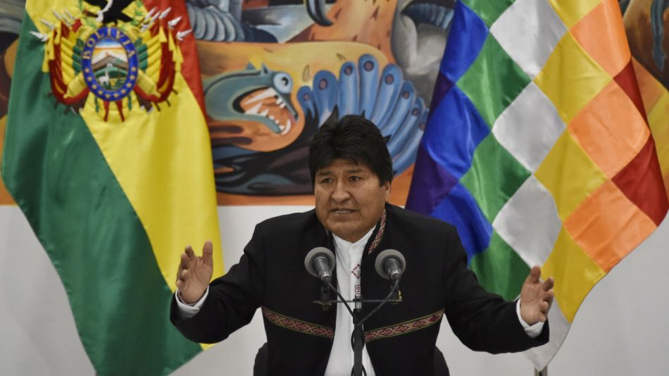 Evo Morales, en conferencia de prensa