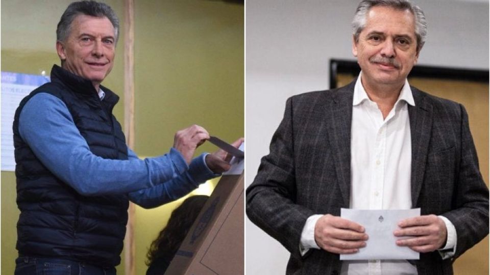 Mauricio Macri, Alberto Fernández.
