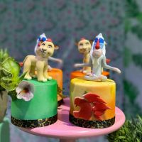 El festejo de cumpleaños de las hijas de Cinthia Fernández con motivo del Rey León