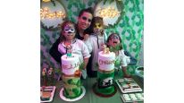 El festejo de cumpleaños de las hijas de Cinthia Fernández con motivo del Rey León