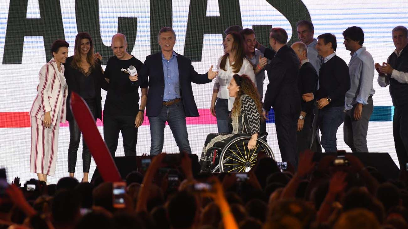 Macri habla desde el bunker.