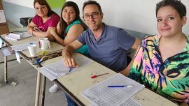 Fiscales famosos. Marcos Galperín, CEO de Mercado Libre, participó de la elección.