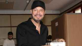 Marcelo Tinelli votó con Lolo y habló de su futuro presidencial