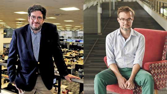 El secretario de Cultura de la Nación, Pablo Avelluto, y el ministro de Cultura porteño, Enrique Avogadro.