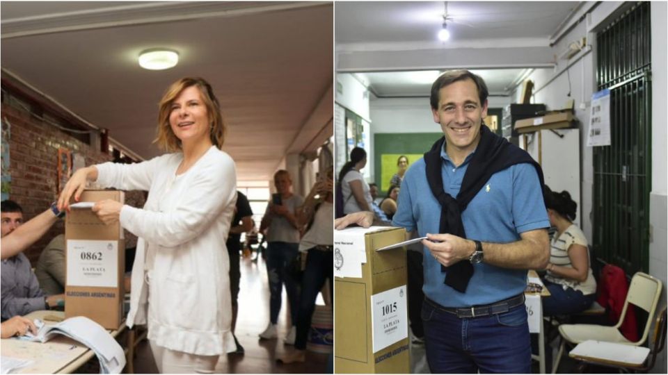 Florencia Saintout y Julio Garro.
