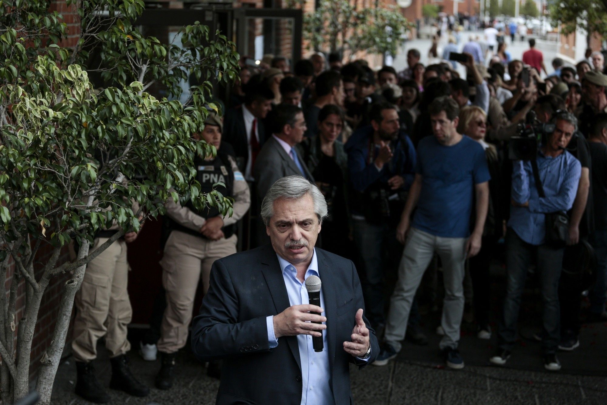 Argentines Vote In The First Round General Election