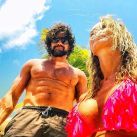 El sensual video de Sabrina Rojas y Luciano Castro bailando en la playa