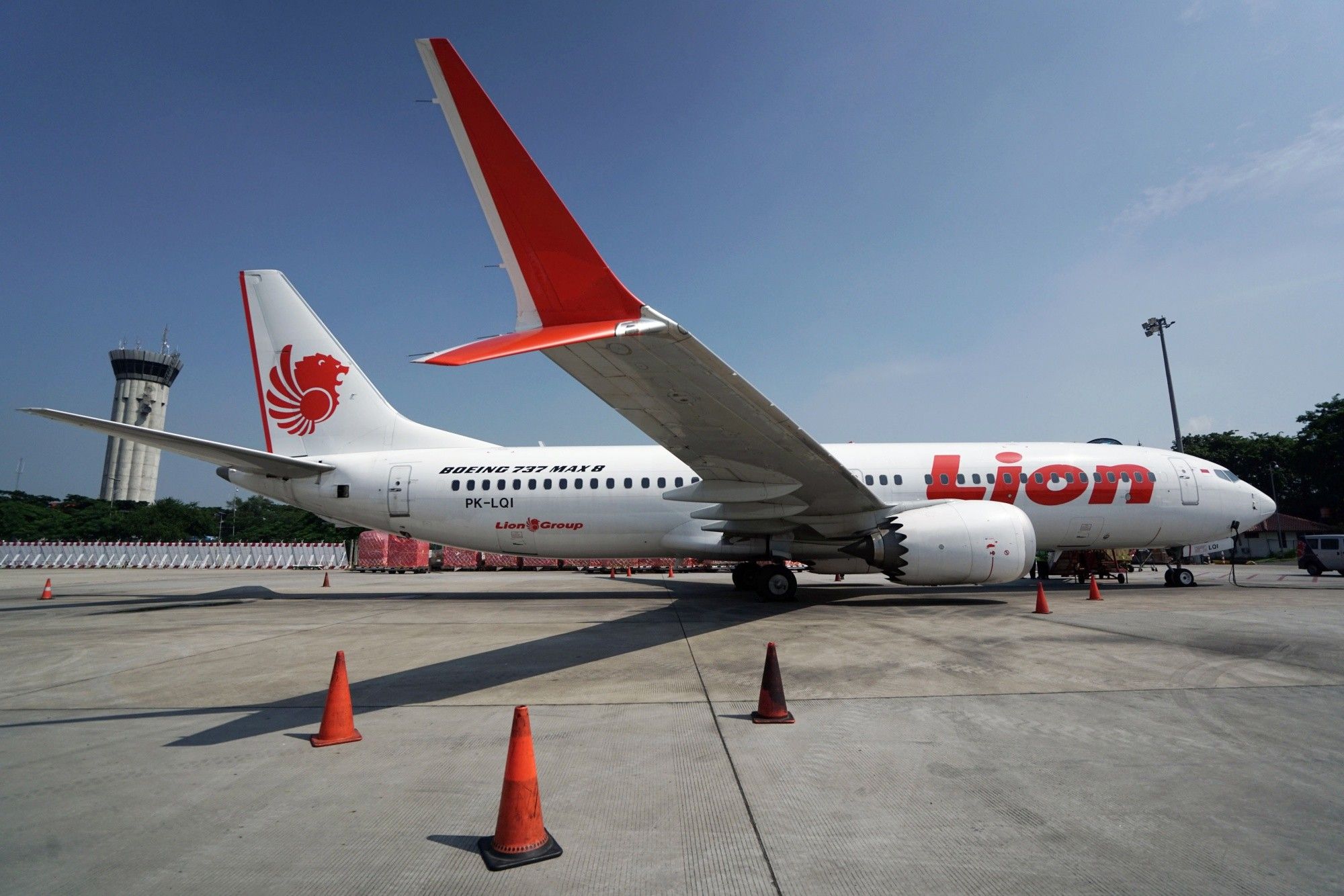 Lion Air Boeing Max 8 Aircraft Grounded At Jakarta International Airport 