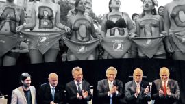 EN SILENCIO. En el debate, los principales candidatos no se destacaron por presentar propuestas con perspectiva de género.