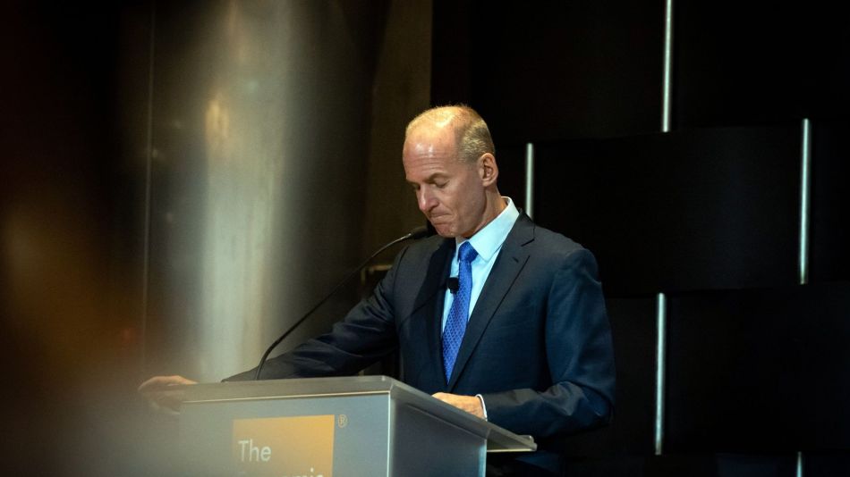 Boeing Co. CEO Dennis Muilenburg Speaks At Economic Club Of New York