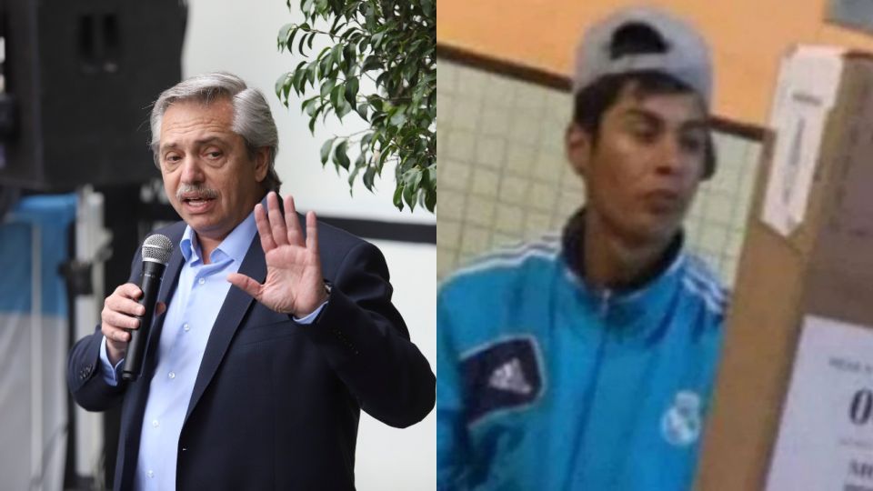 Alberto Fernández apoyó al fiscal de mesa discriminado.