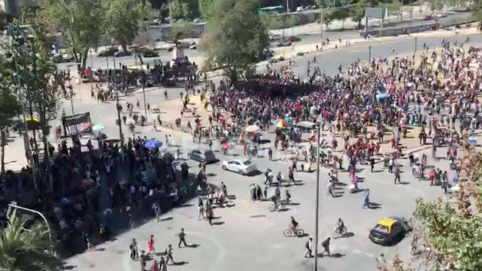Chile se prepara para la "segunda marcha más grande" de los últimos días frente al palacio de La Moneda