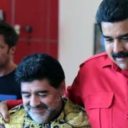 Maradona y Maduro | Foto:AFP