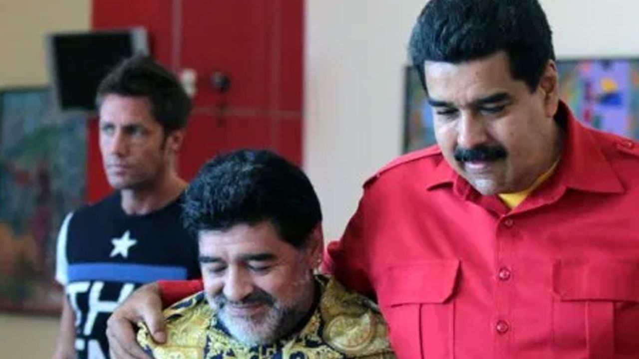 Maradona y Maduro | Foto:AFP