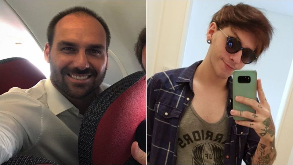 Eduardo Bolsonaro se burló de Estanislao Fernández en las redes.