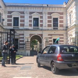 Kicimóvil entrando a Casa de Gobierno bonaerense | Foto:Cedoc