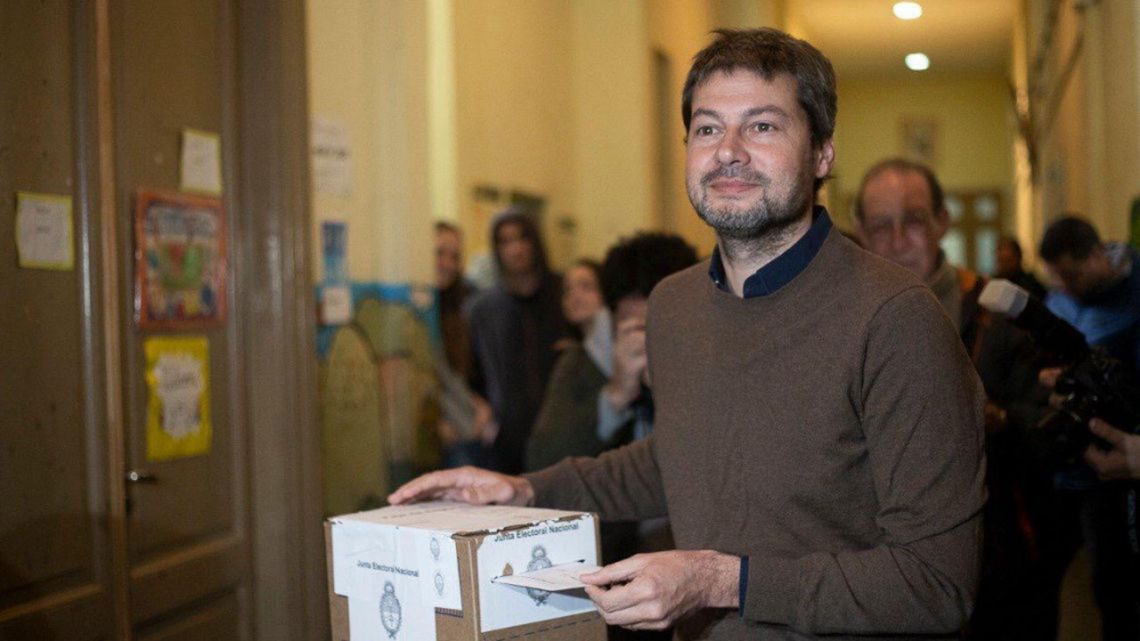 Matías Lammens, presidente de San Lorenzo y candidato K en la Ciudad. | Foto:cedoc