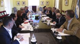 Macri en reunión de gabinete.