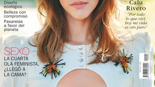 Calu Rivero en el noveno número de Marie Claire, edición sustentable