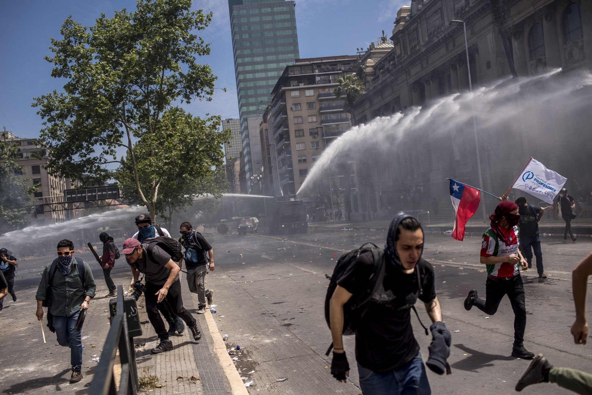 Latin American 'Oasis' Is Shaken by Worst Unrest in Decades