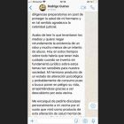 comunicado rodrigo guirao diaz