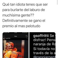 Gastón Soffritti se disfrazó de "delivery boy" y le llovieron las críticas