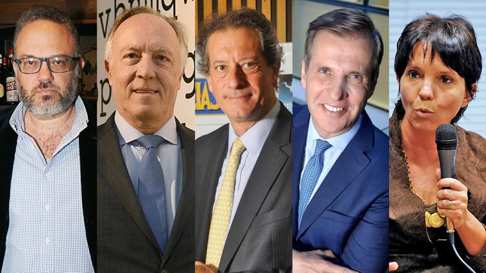 Kulfas, Nielsen, Pesce, Redrado y Marco Del Pont.