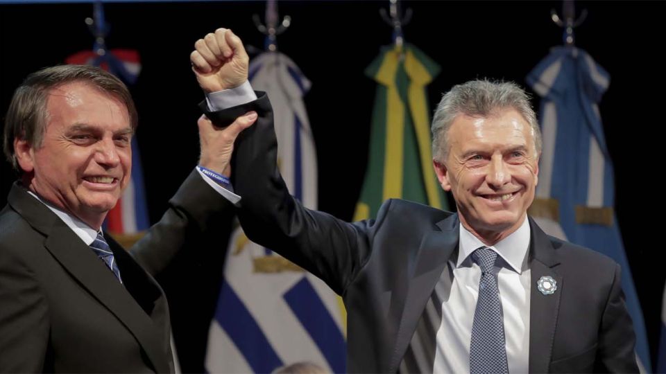 Jair Bolsonaro y Mauricio Macri.